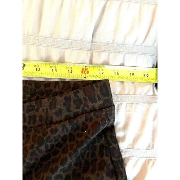 Philosophy Legging Womens 2XL Leopard Cheetah Pants Stretch Soft Skinny Ankle - Picture 3 of 9